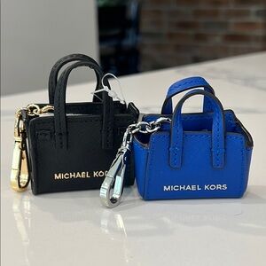Michael Kors Mini Bags in Black and Blue $75 each